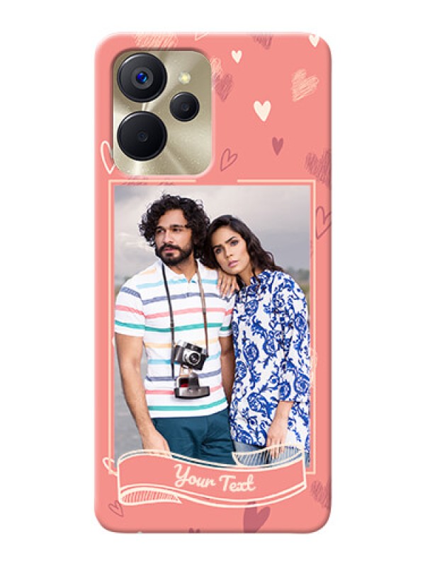 Custom Realme 9i 5G custom mobile phone cases: love doodle art Design