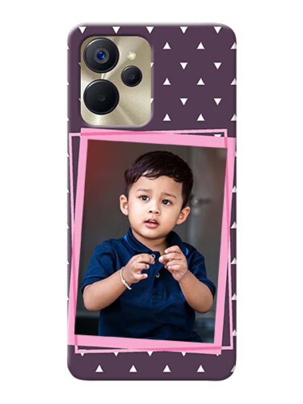 Custom Realme 9i 5G Phone Cases: Triangle Pattern Dotted Design