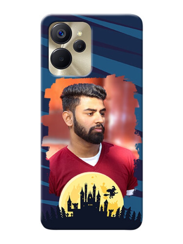 Custom Realme 9i 5G Back Covers: Halloween Witch Design 