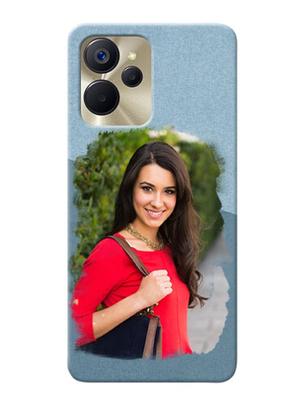 Custom Realme 9i 5G custom mobile phone covers: Grunge Line Art Design