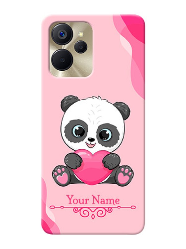 Custom Realme 9I 5G Mobile Back Covers: Cute Panda Design