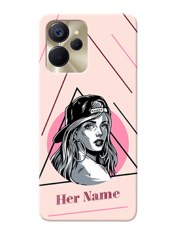 Custom Realme 9I 5G Custom Phone Cases: Rockstar Girl Design
