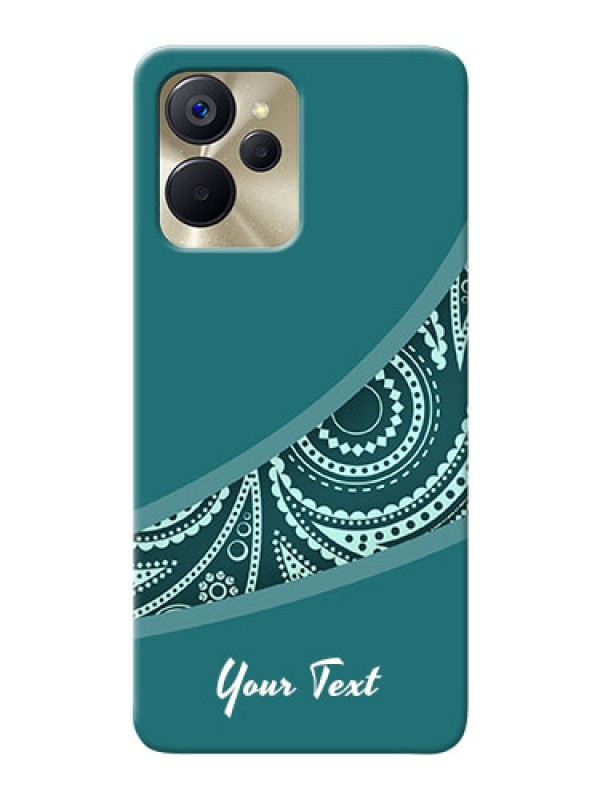Custom Realme 9I 5G Custom Phone Covers: semi visible floral Design