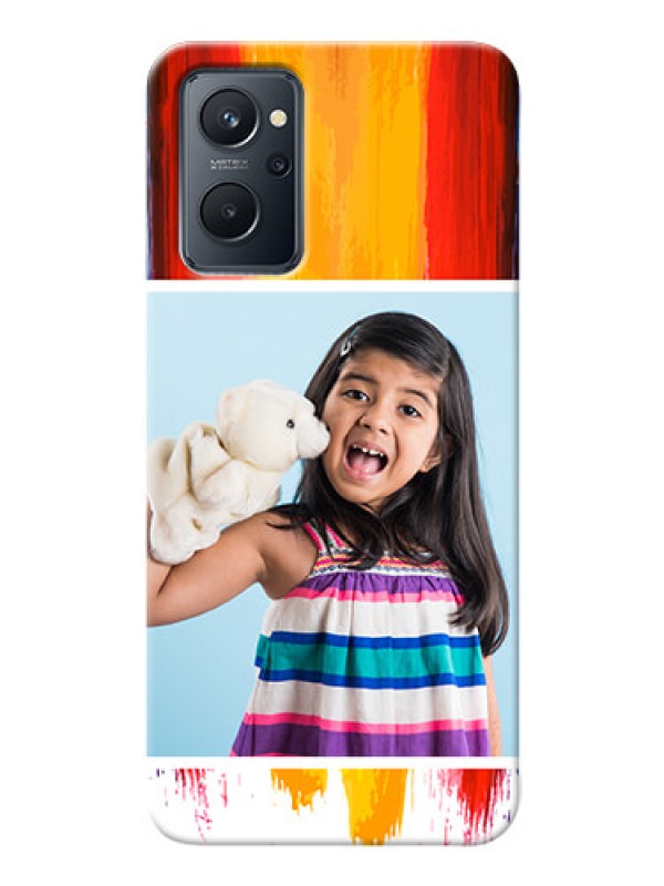 Custom Realme 9i custom phone covers: Multi Color Design