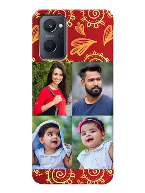 Custom Realme 9i Mobile Phone Cases: 4 Image Traditional Design