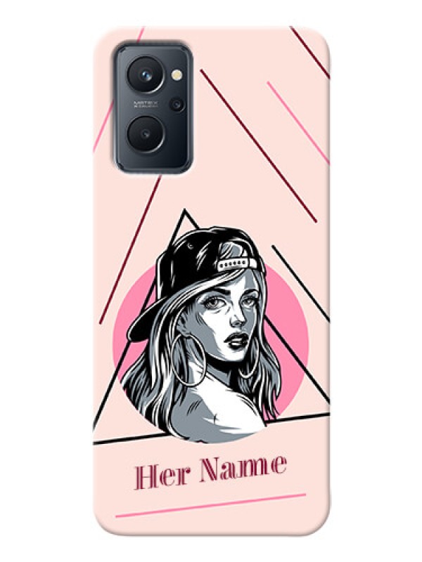 Custom Realme 9I Custom Phone Cases: Rockstar Girl Design