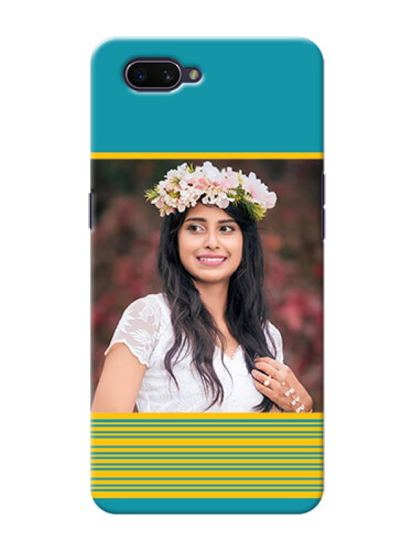 Custom Realme C1 (2019) personalized phone covers: Yellow & Blue Design 