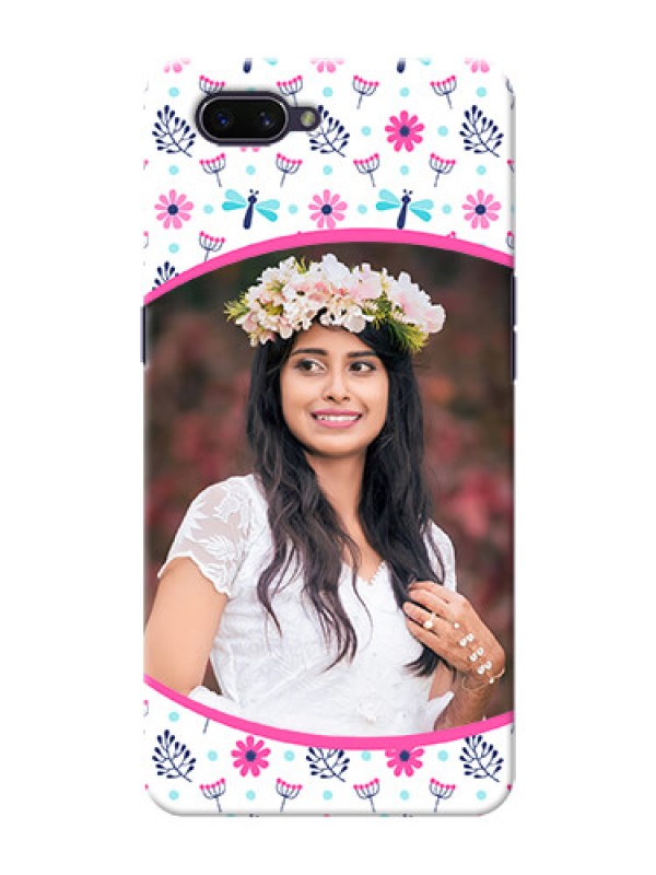 Custom Realme C1 (2019) Mobile Covers: Colorful Flower Design