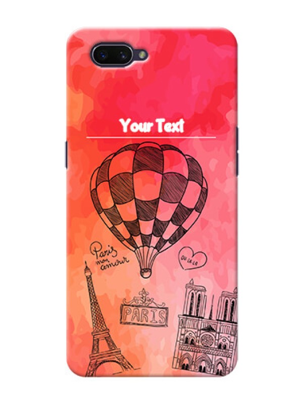 Custom Realme C1 (2019) Personalized Mobile Covers: Paris Theme Design