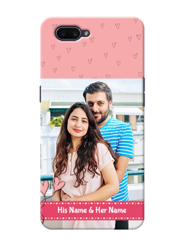Custom Realme C1 (2019) phone back covers: Love Design Peach Color
