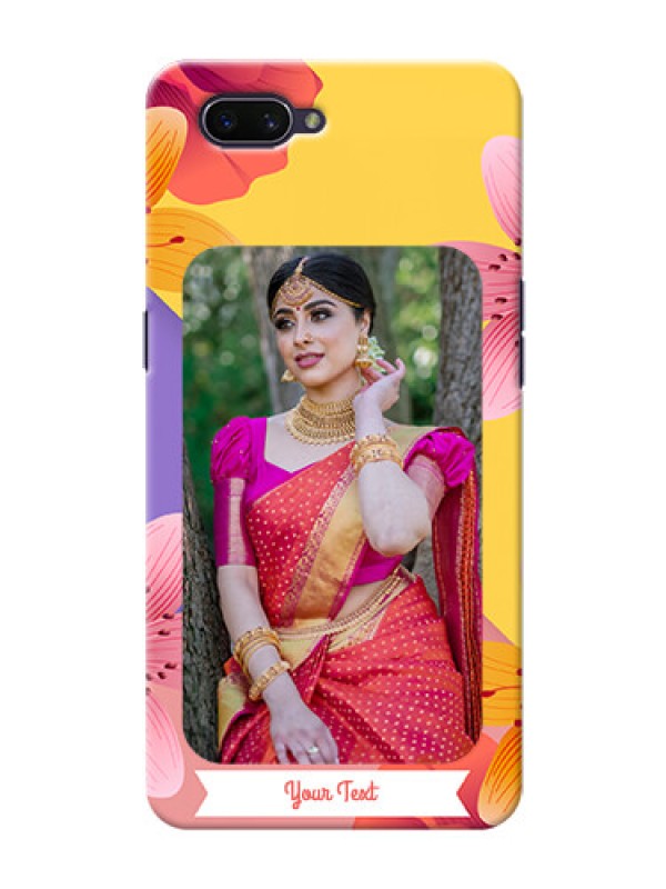 Custom Realme C1 (2019) Mobile Covers: 3 Image With Vintage Floral Design