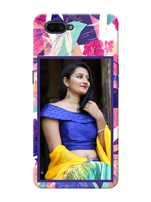 Custom Realme C1 (2019) Personalised Phone Cases: Abstract Floral Design