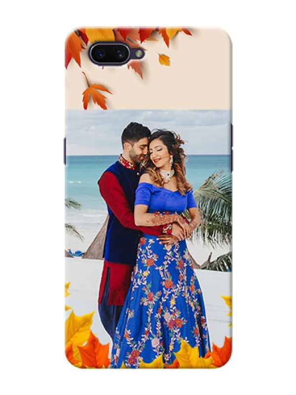 Custom Realme C1 (2019) Mobile Phone Cases: Autumn Maple Leaves Design