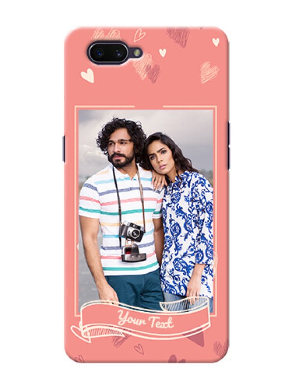 Custom Realme C1 (2019) custom mobile phone cases: love doodle art Design