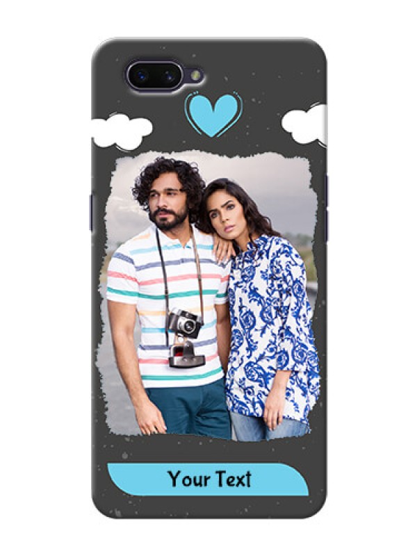 Custom Realme C1 (2019) Mobile Back Covers: splashes with love doodles Design