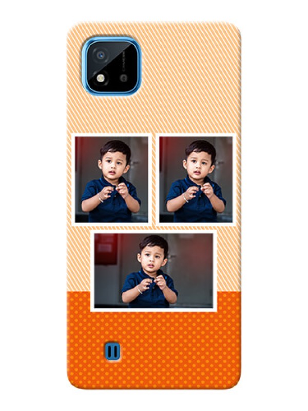 Custom Realme C11 2021 Mobile Back Covers: Bulk Photos Upload Design