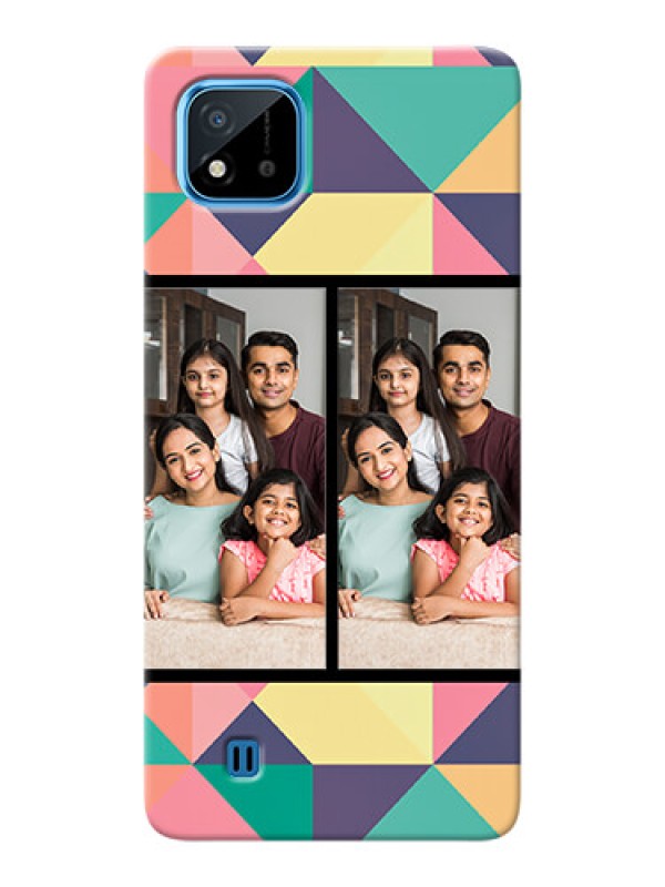 Custom Realme C11 2021 personalised phone covers: Bulk Pic Upload Design
