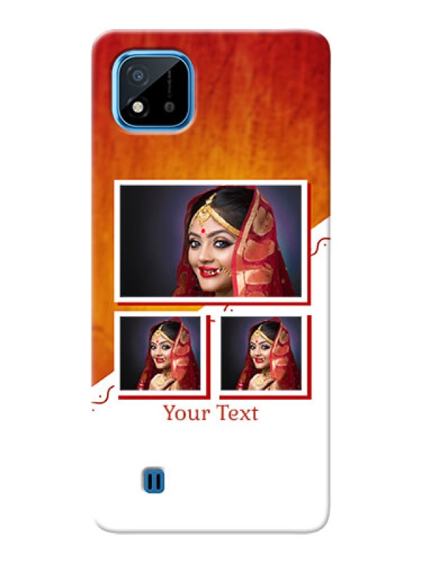 Custom Realme C11 2021 Personalised Phone Cases: Wedding Memories Design