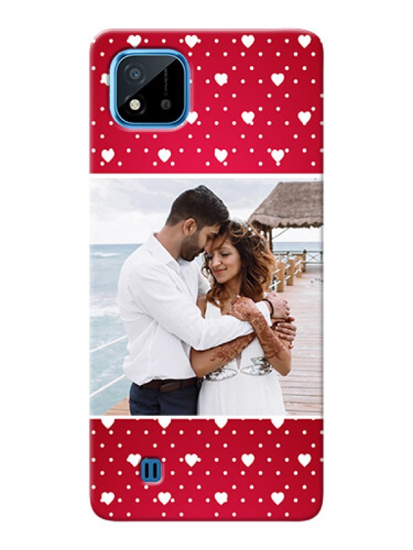 Custom Realme C11 2021 custom back covers: Hearts Mobile Case Design