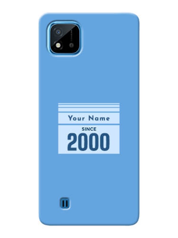 Custom Realme C11 2021 Mobile Back Covers: Custom Year of birth Design