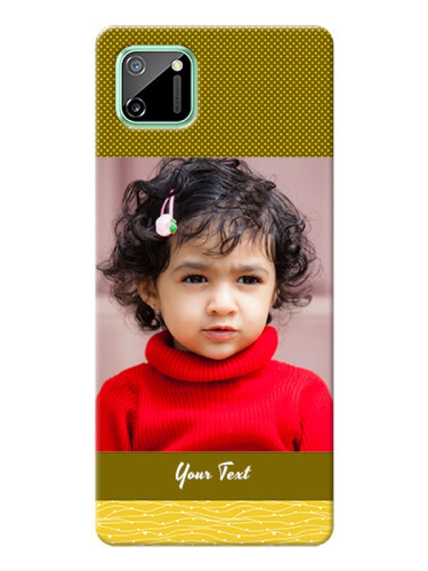 Custom Realme C11 custom mobile back covers: Simple Green Color Design