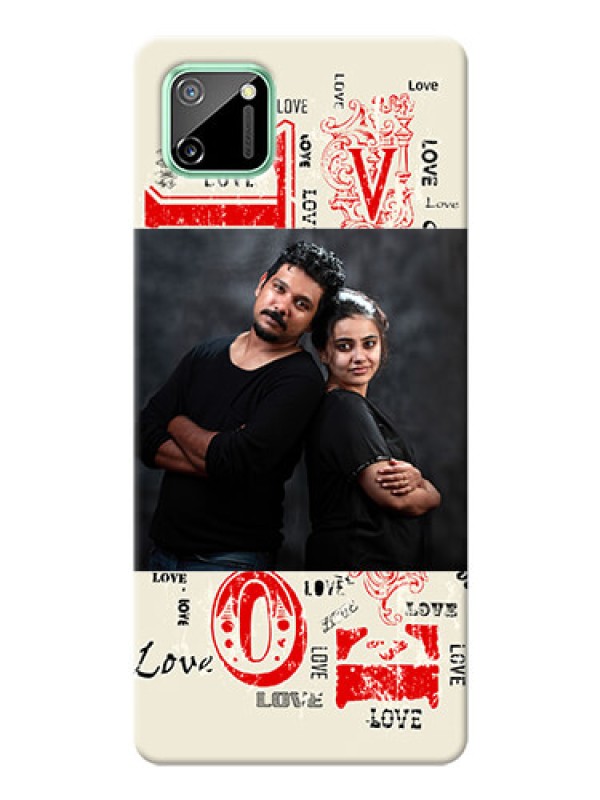 Custom Realme C11 mobile cases online: Trendy Love Design Case