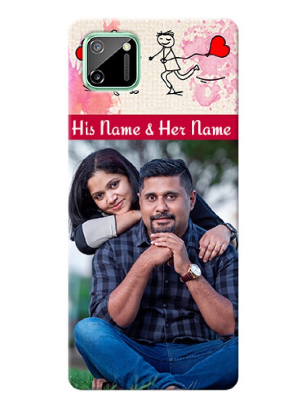 Custom Realme C11 phone back covers: You and Me Case Design