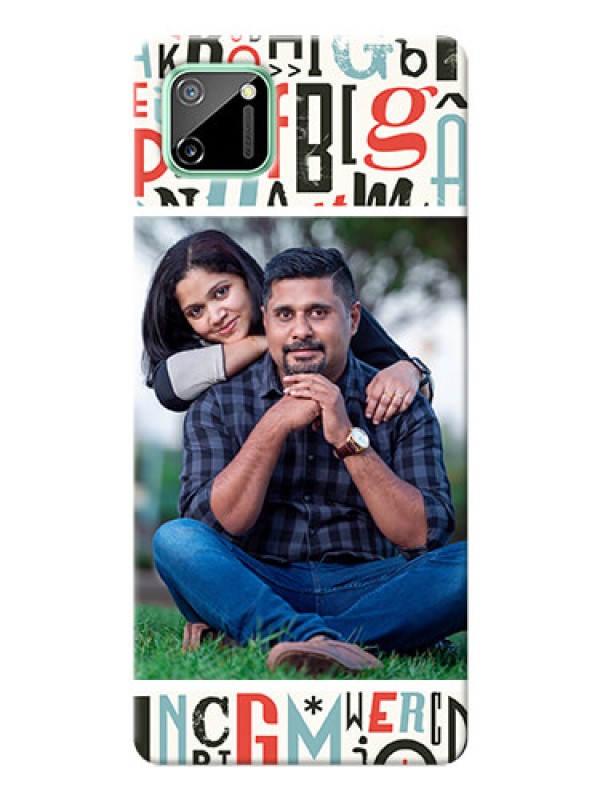 Custom Realme C11 custom mobile phone covers: Alphabet Design