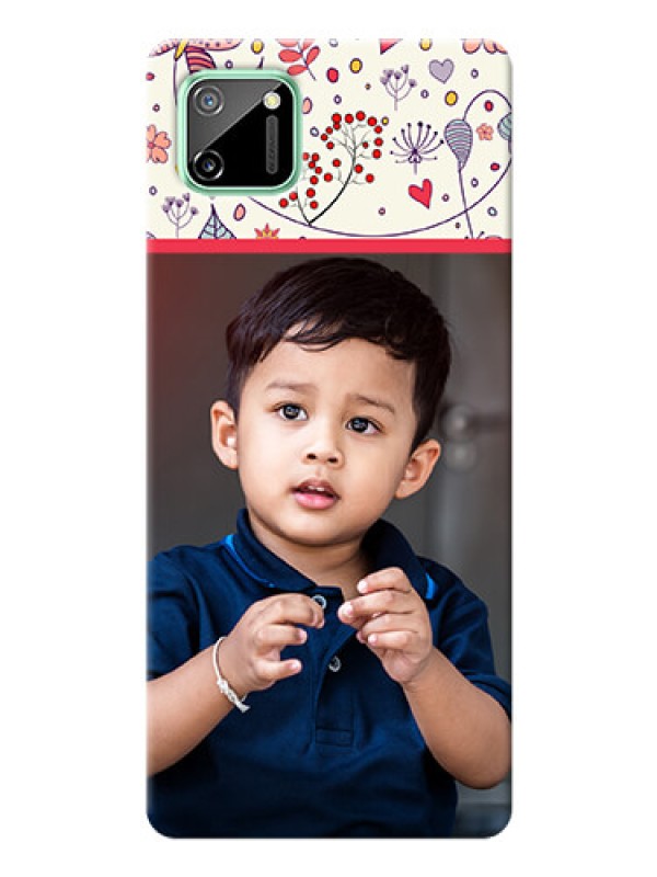 Custom Realme C11 phone back covers: Premium Floral Design