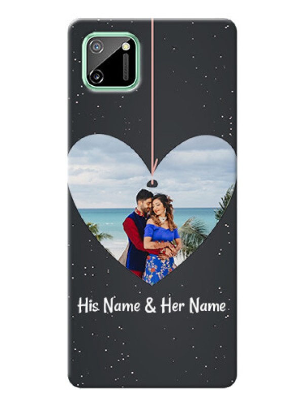 Custom Realme C11 custom phone cases: Hanging Heart Design
