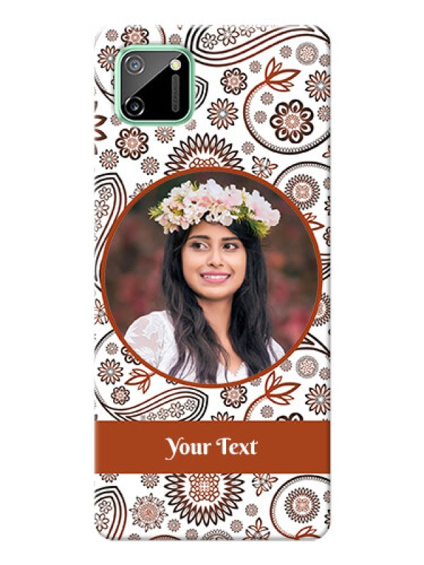 Custom Realme C11 phone cases online: Abstract Floral Design 