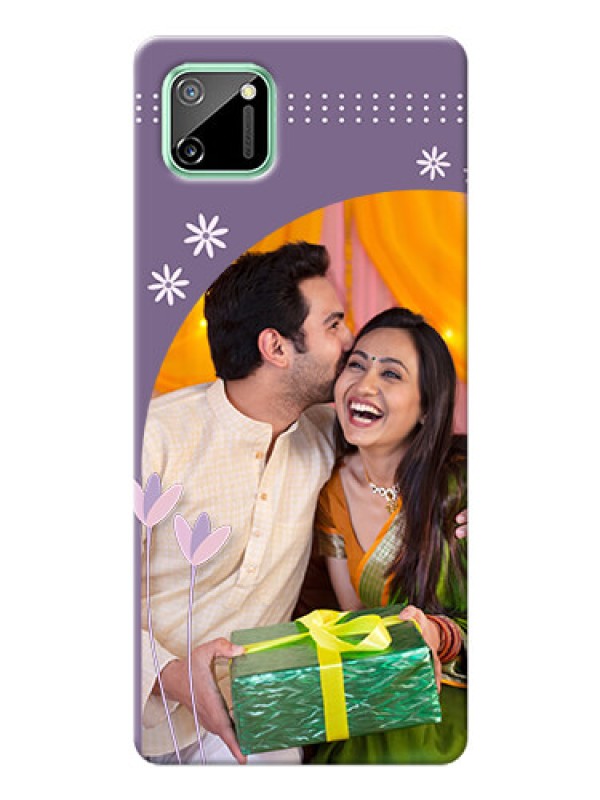 Custom Realme C11 Phone covers for girls: lavender flowers design 