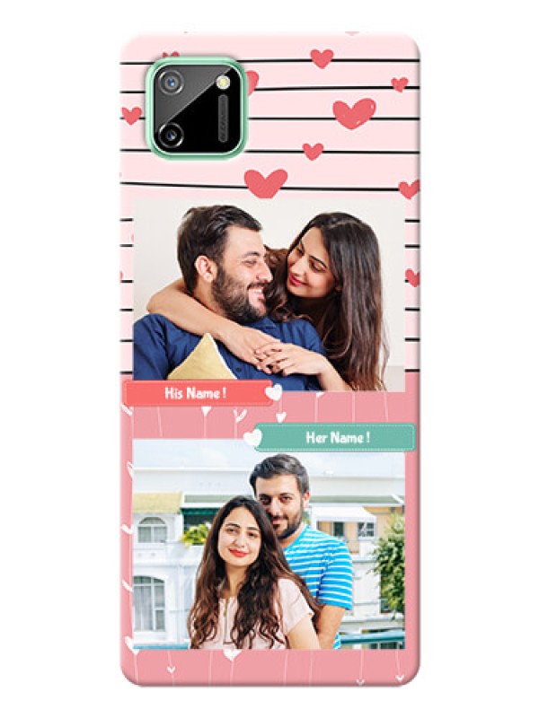 Custom Realme C11 custom mobile covers: Photo with Heart Design