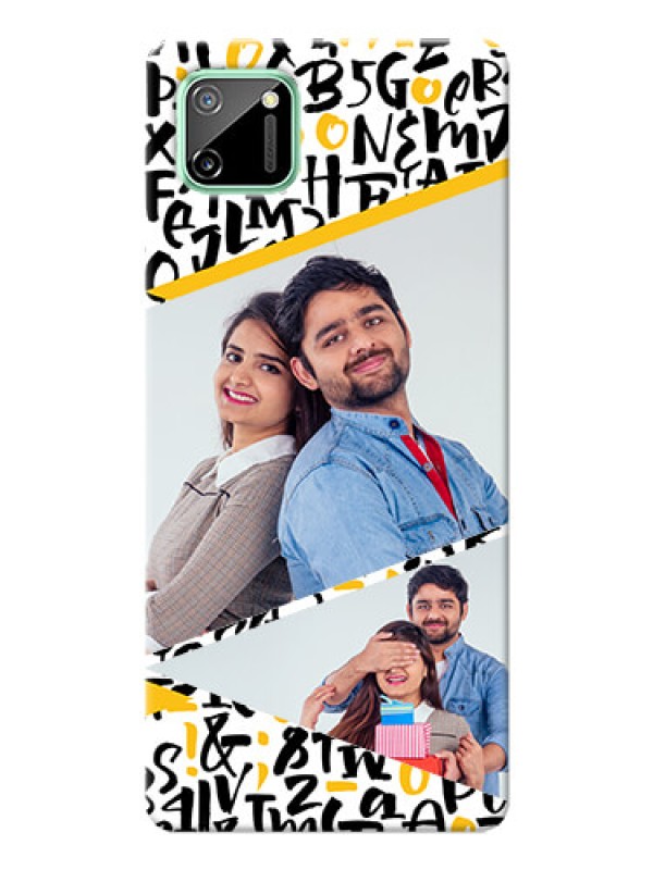 Custom Realme C11 Phone Back Covers: Letters Pattern Design