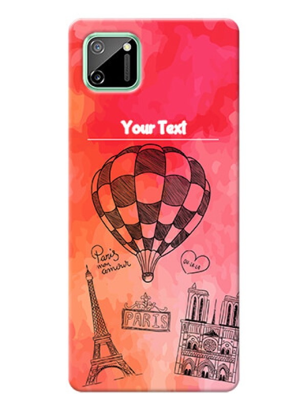 Custom Realme C11 Personalized Mobile Covers: Paris Theme Design