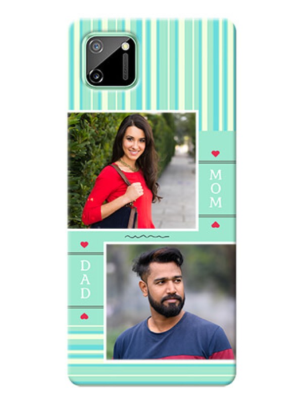 Custom Realme C11 custom mobile phone covers: Mom & Dad Pic Design