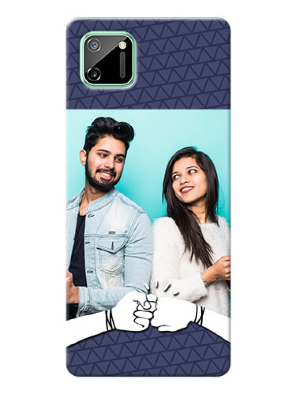 Custom Realme C11 Mobile Covers Online with Best Friends Design  