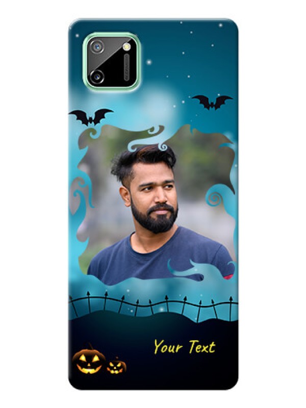 Custom Realme C11 Personalised Phone Cases: Halloween frame design