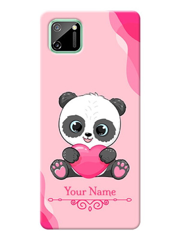 Custom Realme C11 Mobile Back Covers: Cute Panda Design