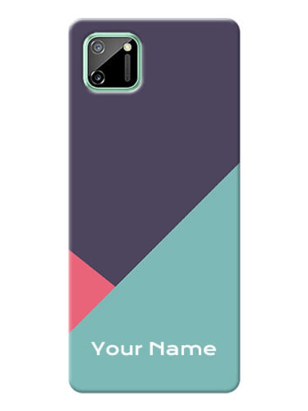 Custom Realme C11 Custom Phone Cases: Tri Color abstract Design