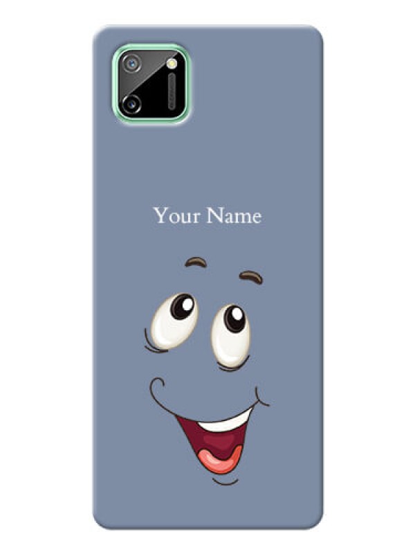 Custom Realme C11 Phone Back Covers: Laughing Cartoon Face Design