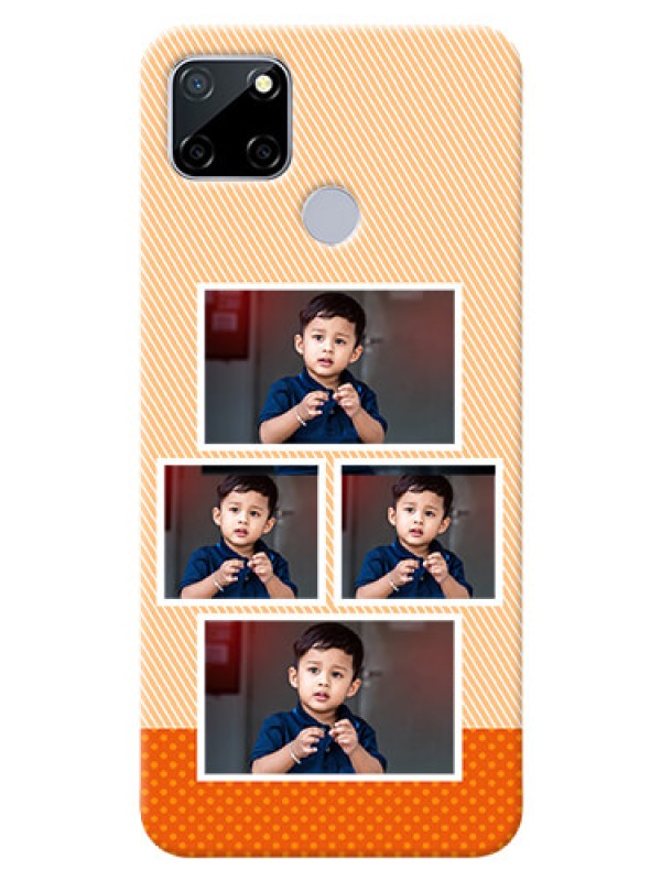 Custom Realme C12 Mobile Back Covers: Bulk Photos Upload Design