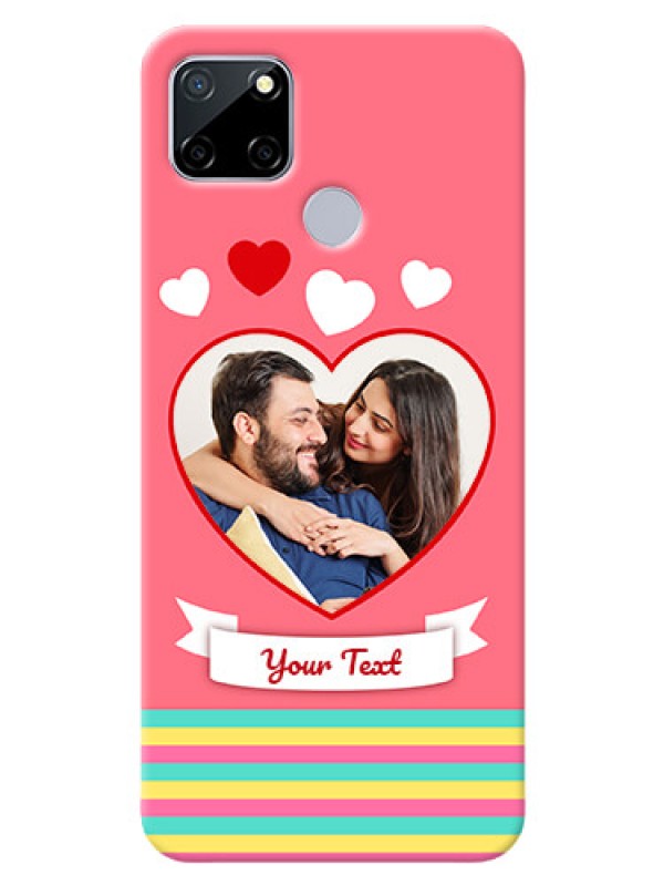 Custom Realme C12 Personalised mobile covers: Love Doodle Design