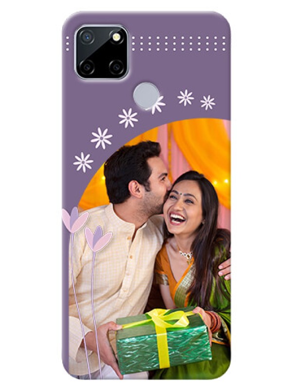 Custom Realme C12 Phone covers for girls: lavender flowers design 