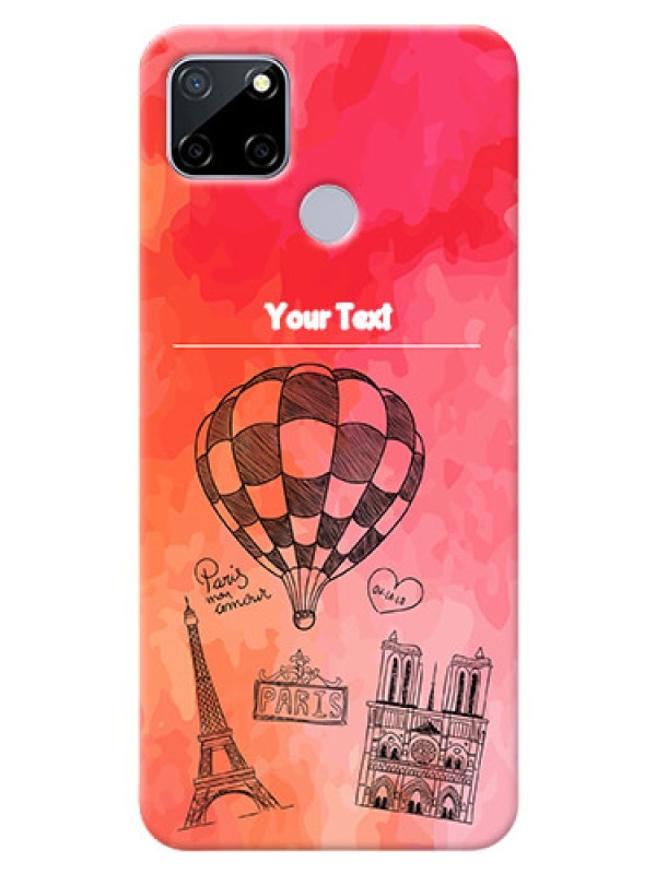 Custom Realme C12 Personalized Mobile Covers: Paris Theme Design