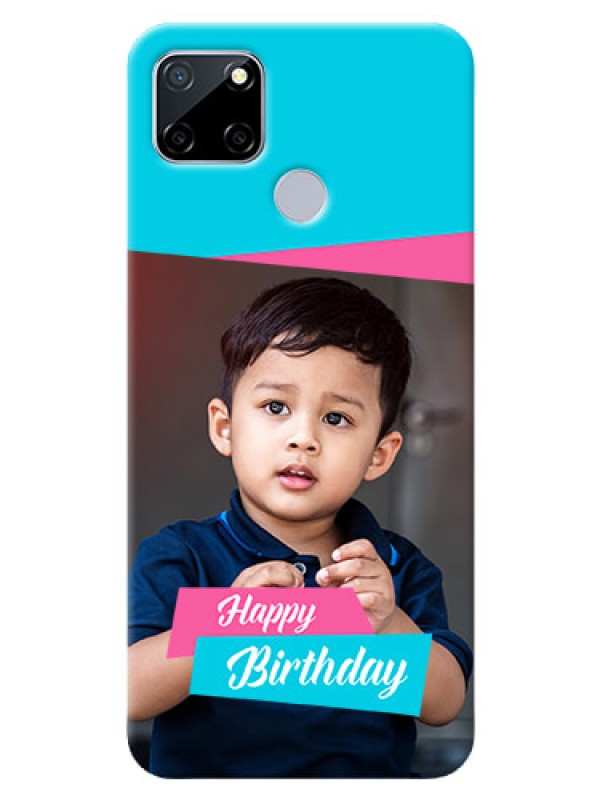 Custom Realme C12 Mobile Covers: Image Holder with 2 Color Design