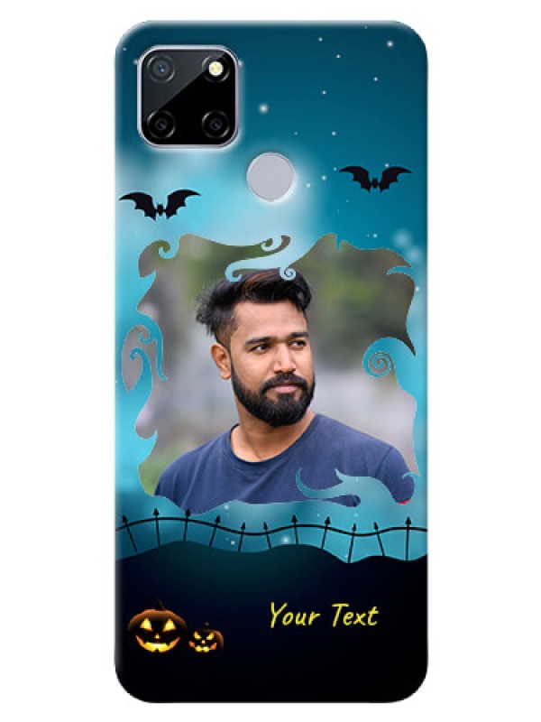 Custom Realme C12 Personalised Phone Cases: Halloween frame design