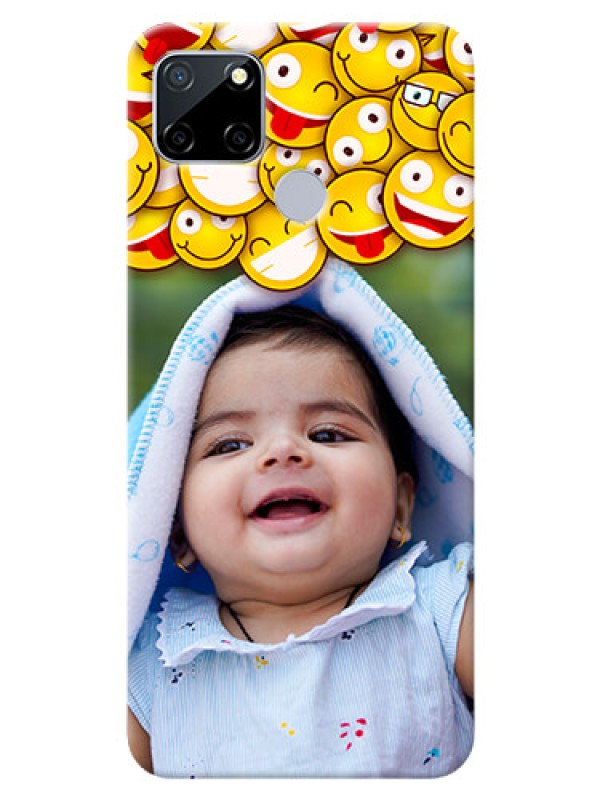 Custom Realme C12 Custom Phone Cases with Smiley Emoji Design