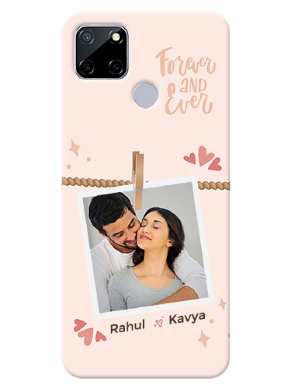 Custom Realme C12 Phone Back Covers: Forever and ever love Design