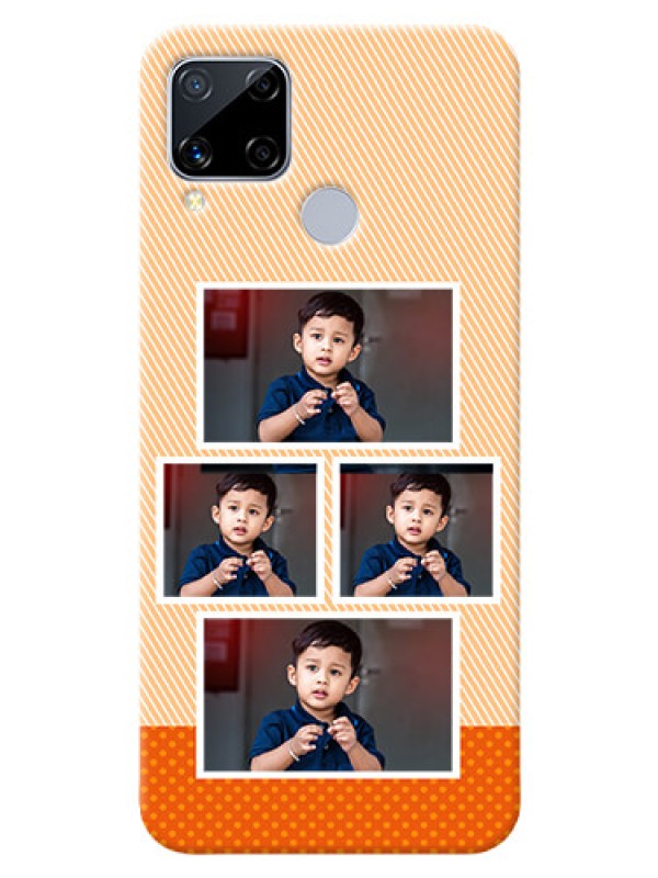 Custom Realme C15 Mobile Back Covers: Bulk Photos Upload Design